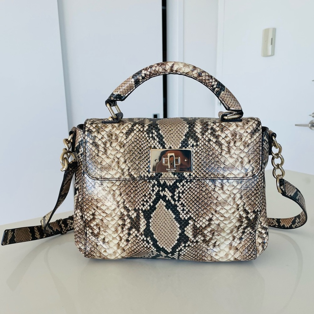 Kate Spade Leather Snakeskin Bag